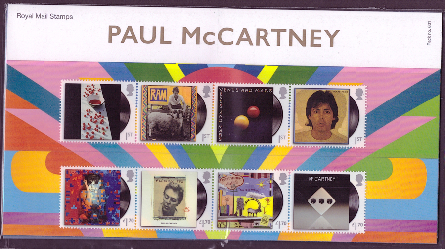 (image for) 2021 Paul McCartney Royal Mail Presentation Pack 601